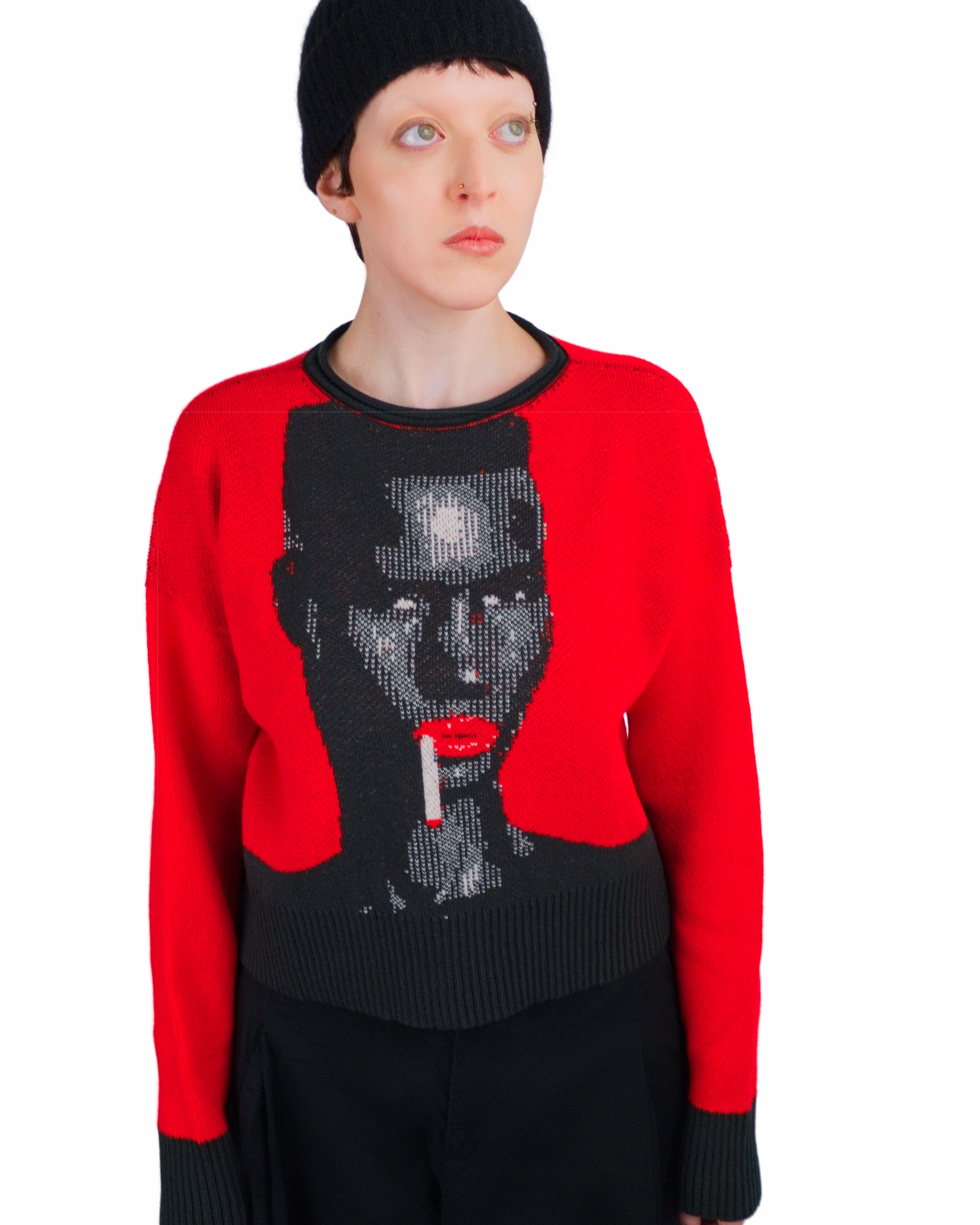 Diva Three – Jacquard-Pullover aus italienischer Merinowolle