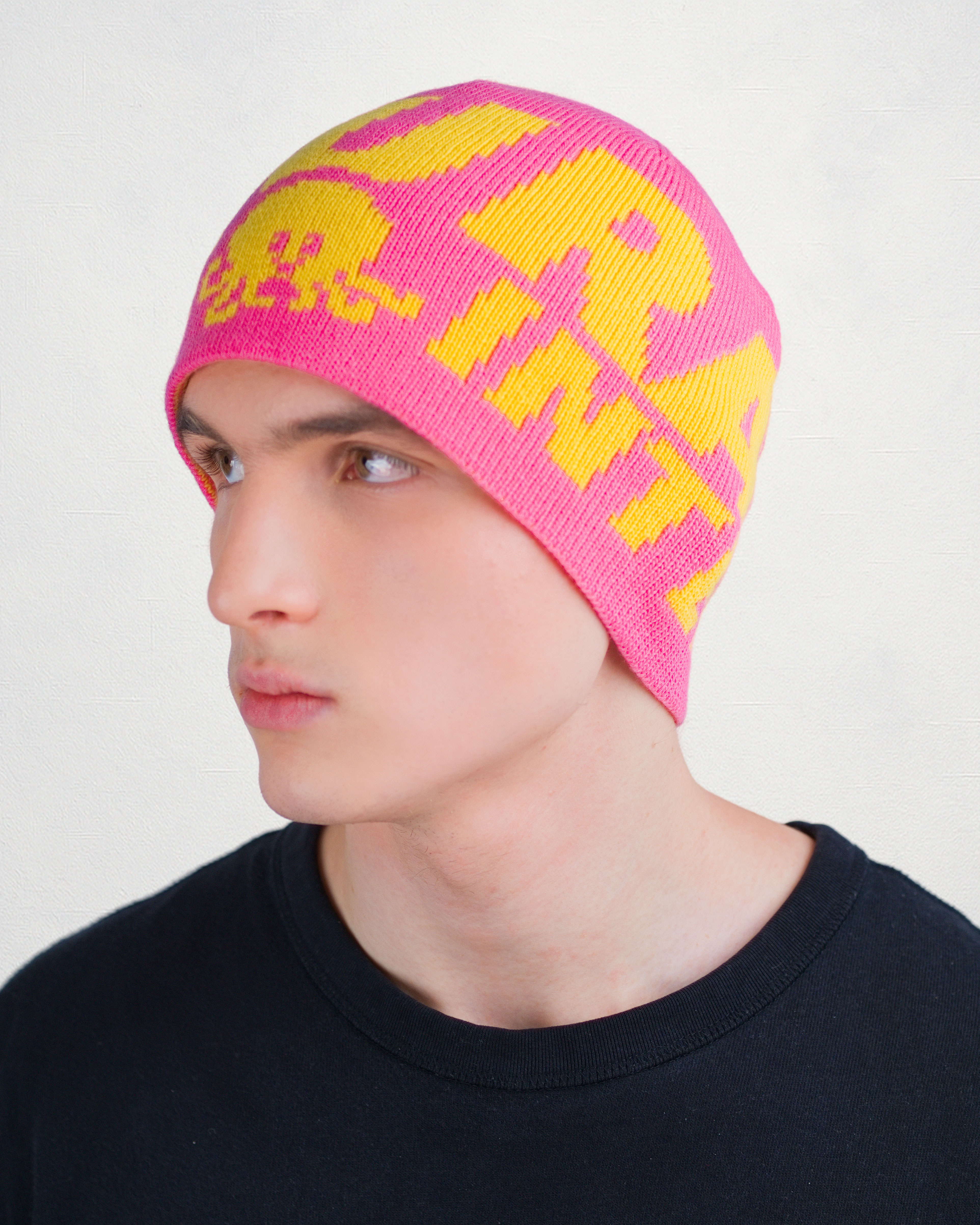 FCKAI – Skull Cap aus italienischer Merinowolle