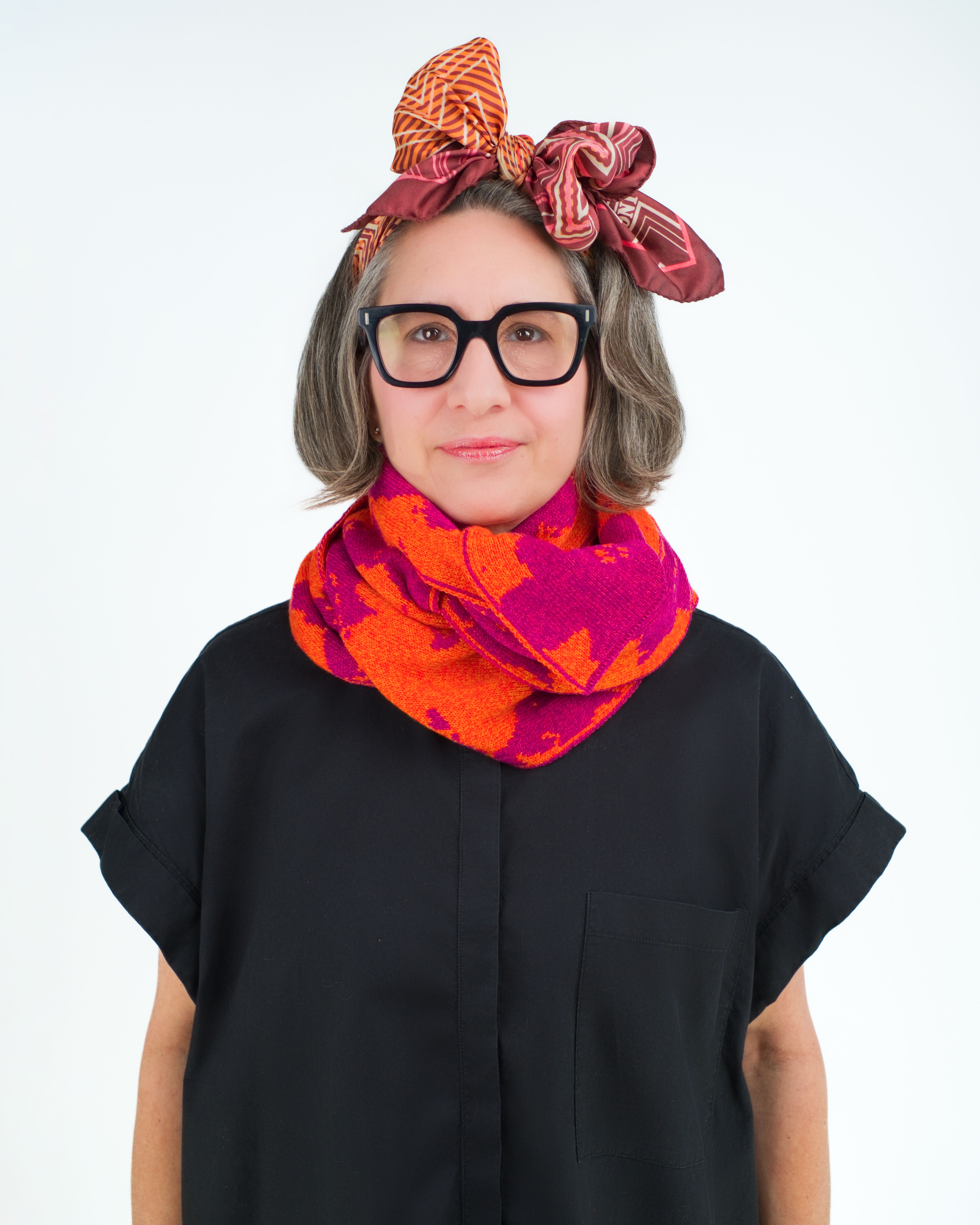 Lotonne – Jacquard-Schal aus kardierter Merinowolle