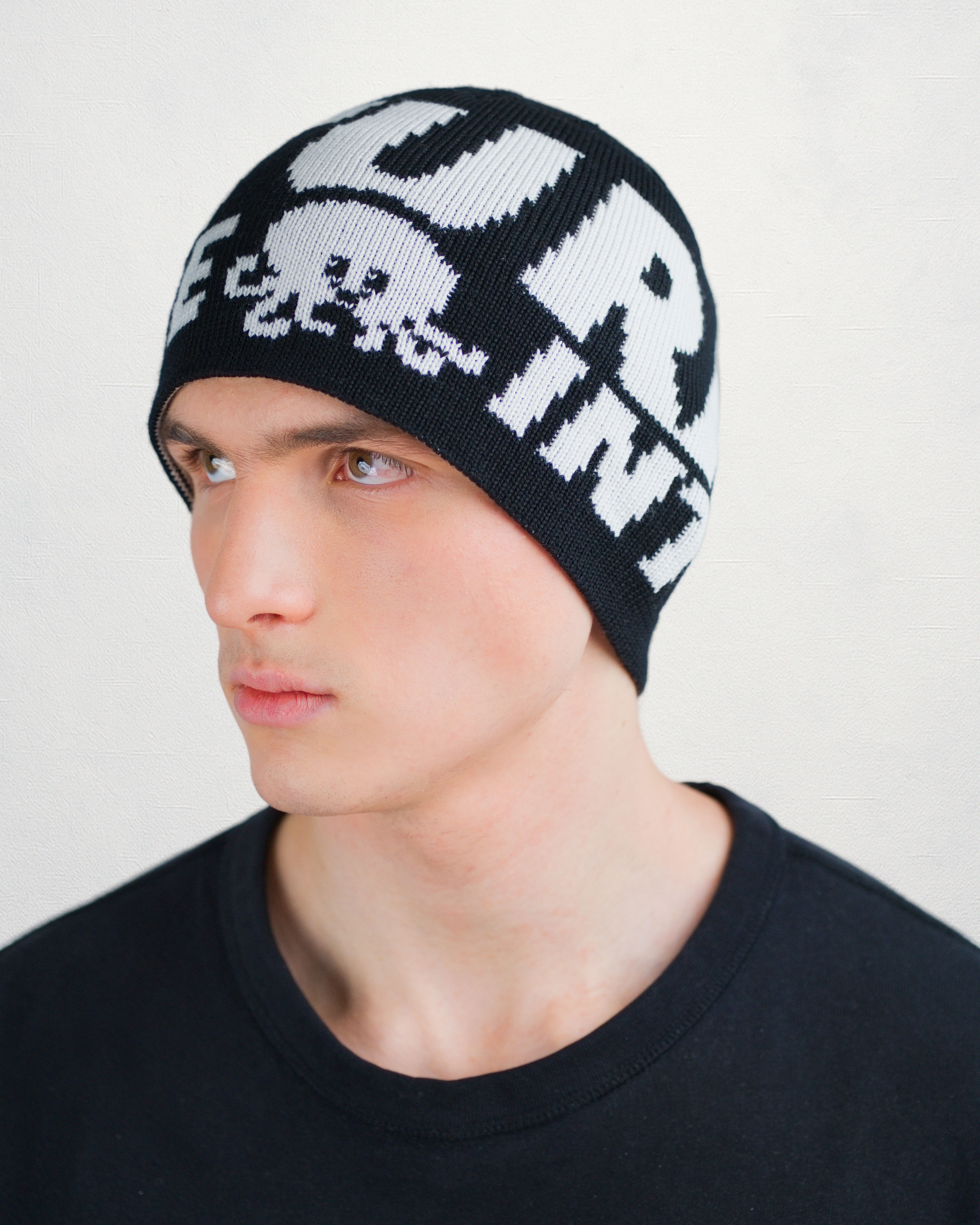 FCKAI – Skull Cap aus italienischer Merinowolle
