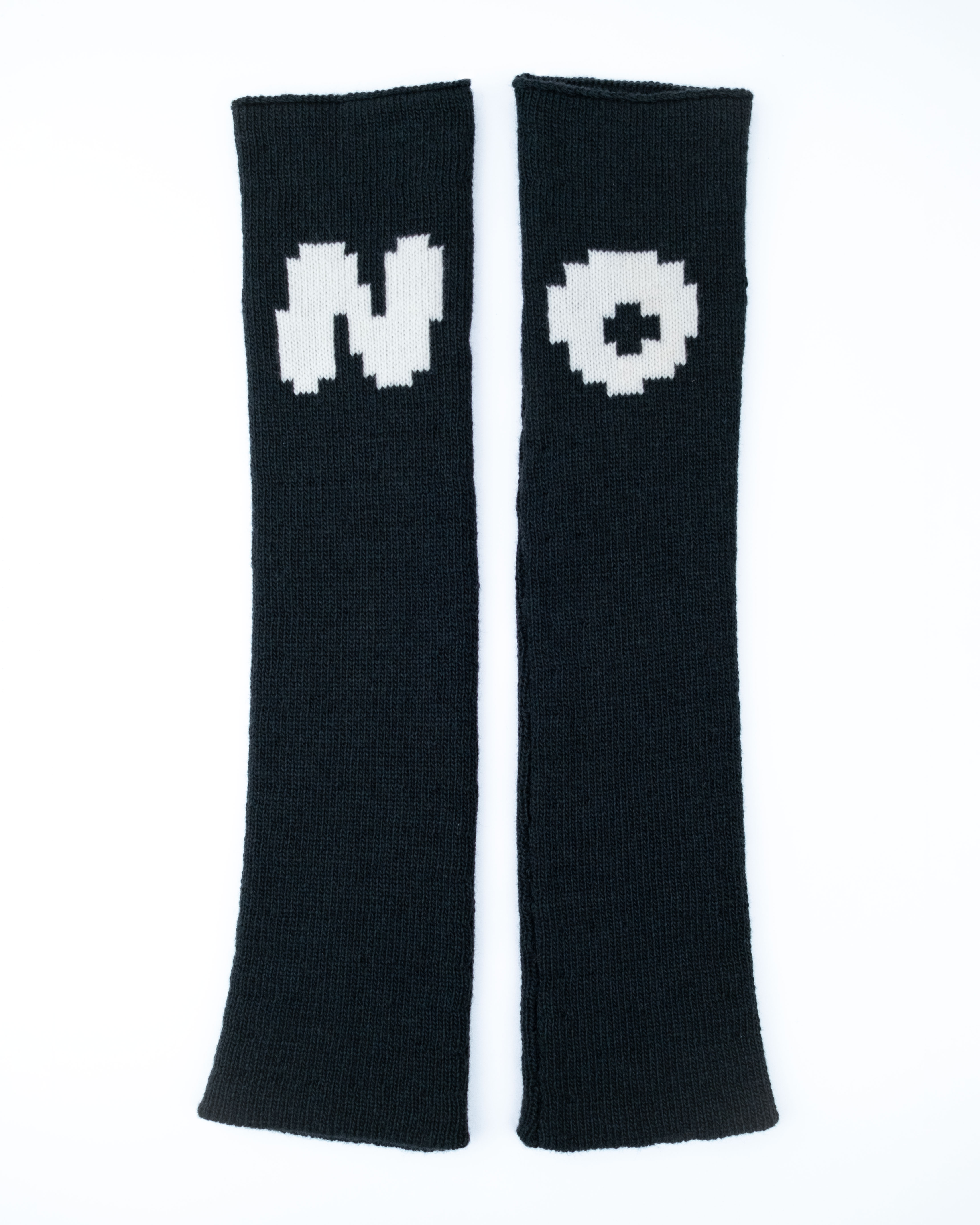 NOcturne – lange Pulswärmer aus Merinowolle