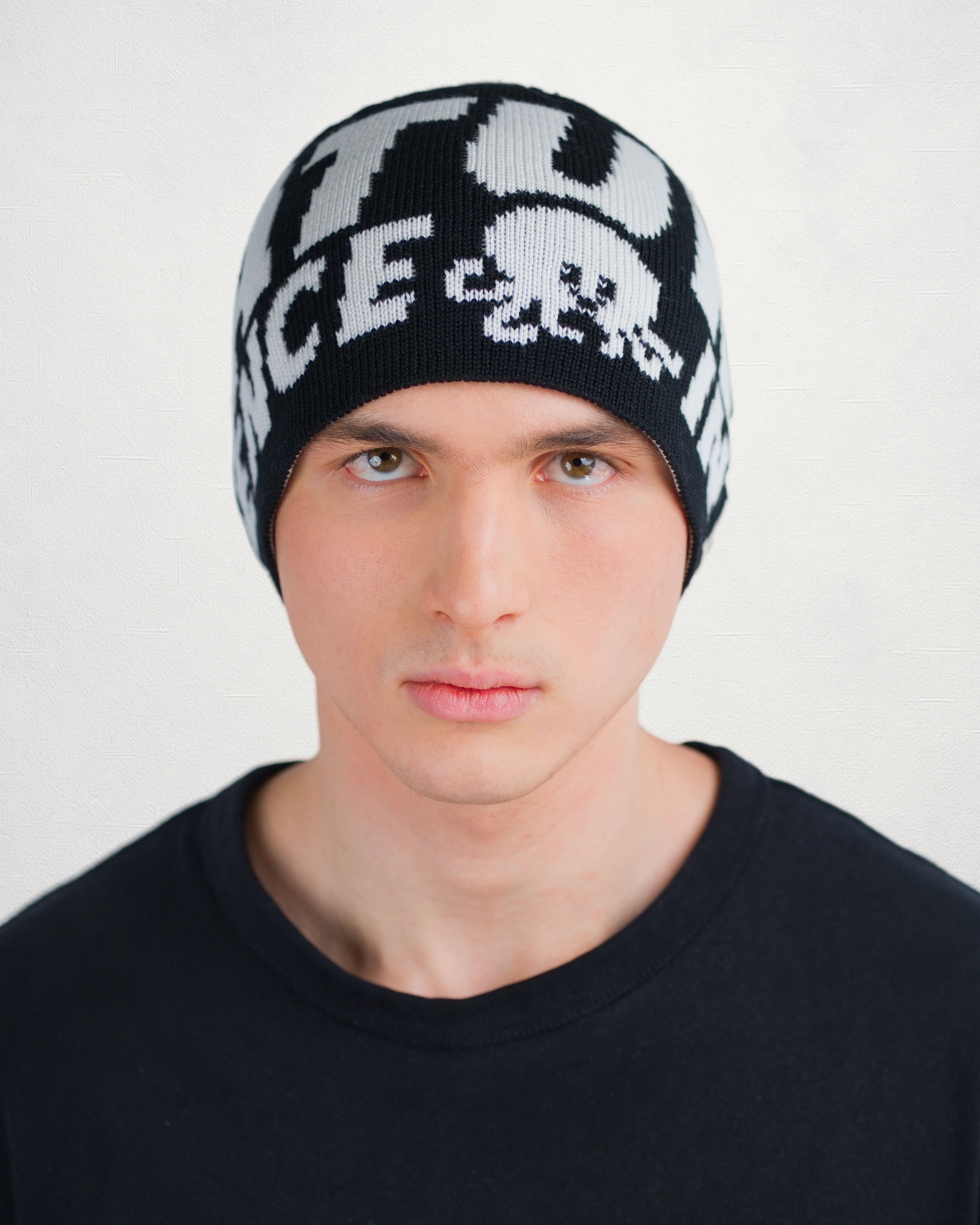 FCKAI – Skull Cap aus italienischer Merinowolle