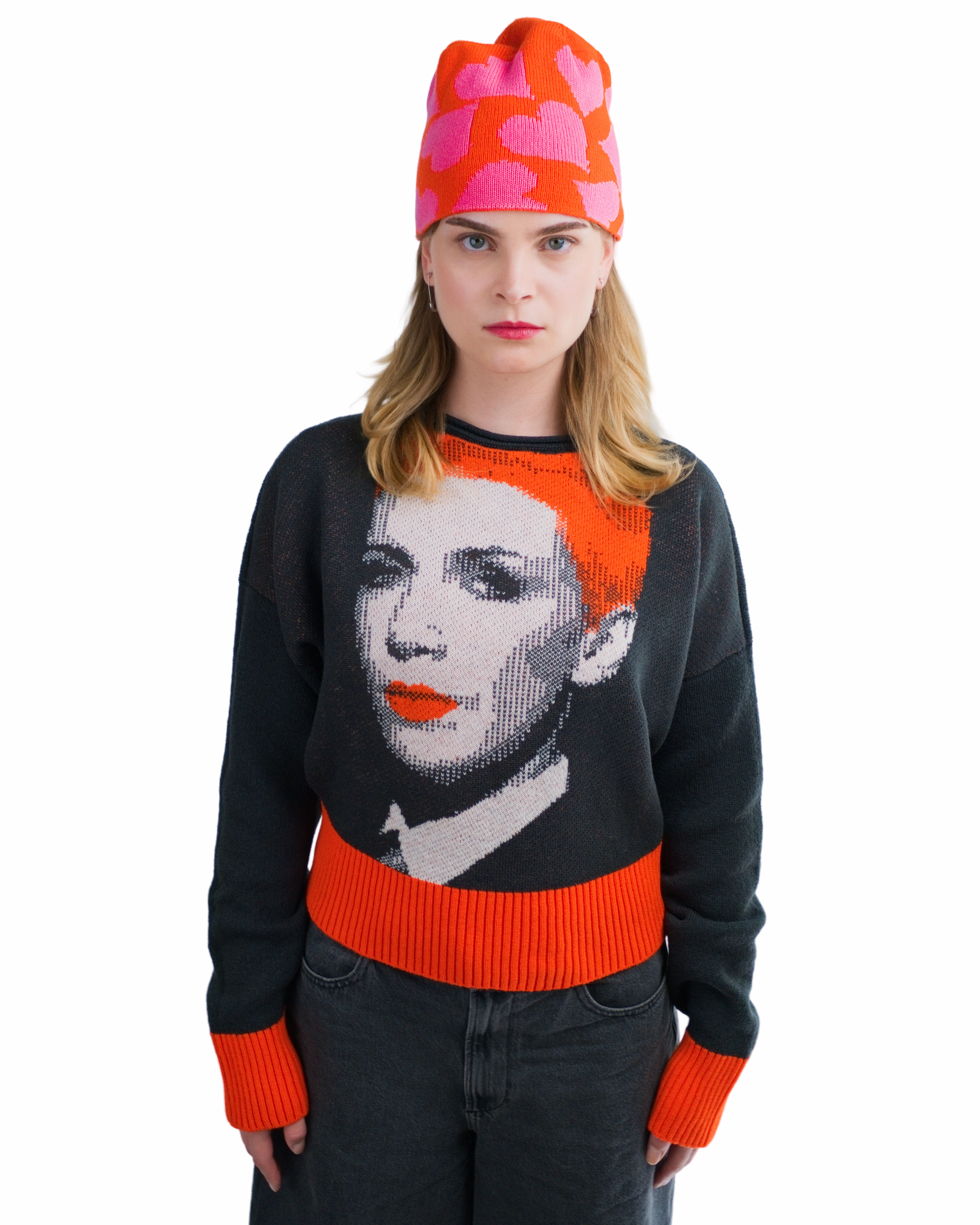 Diva Two – Jacquard-Pullover aus italienischer Merinowolle