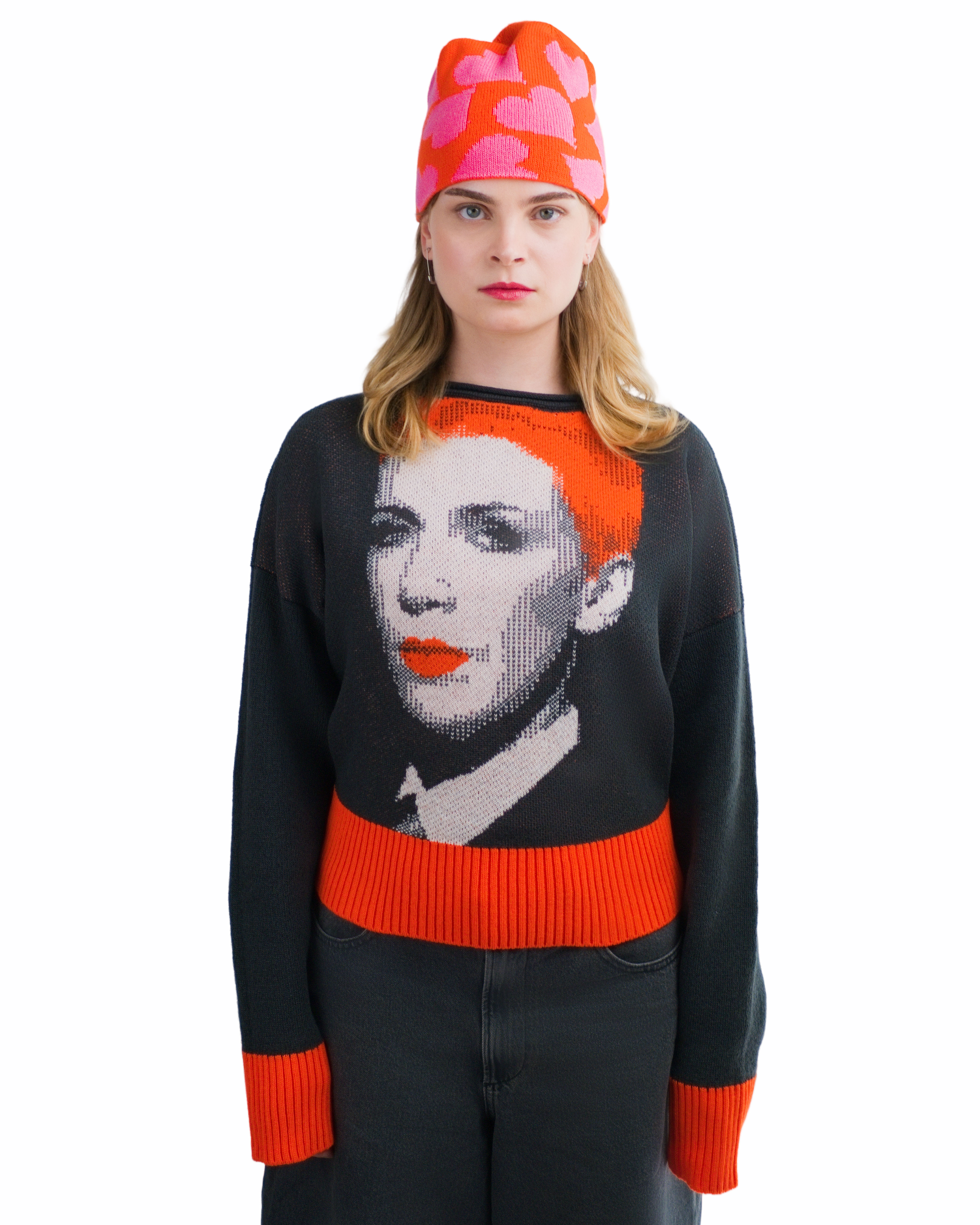 Diva Two – Jacquard-Pullover aus italienischer Merinowolle