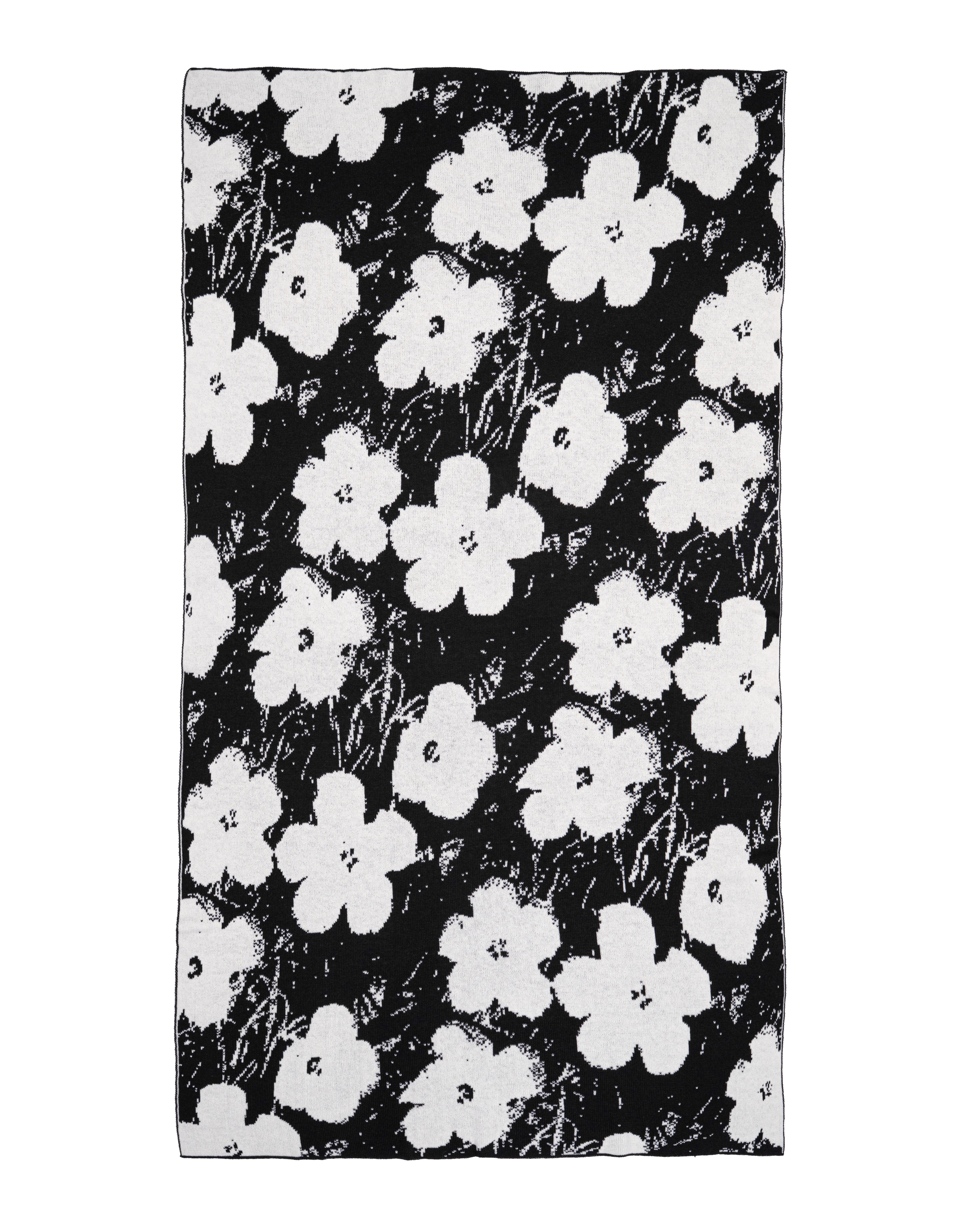 Andy - die florale Pop Art Kuscheldecke