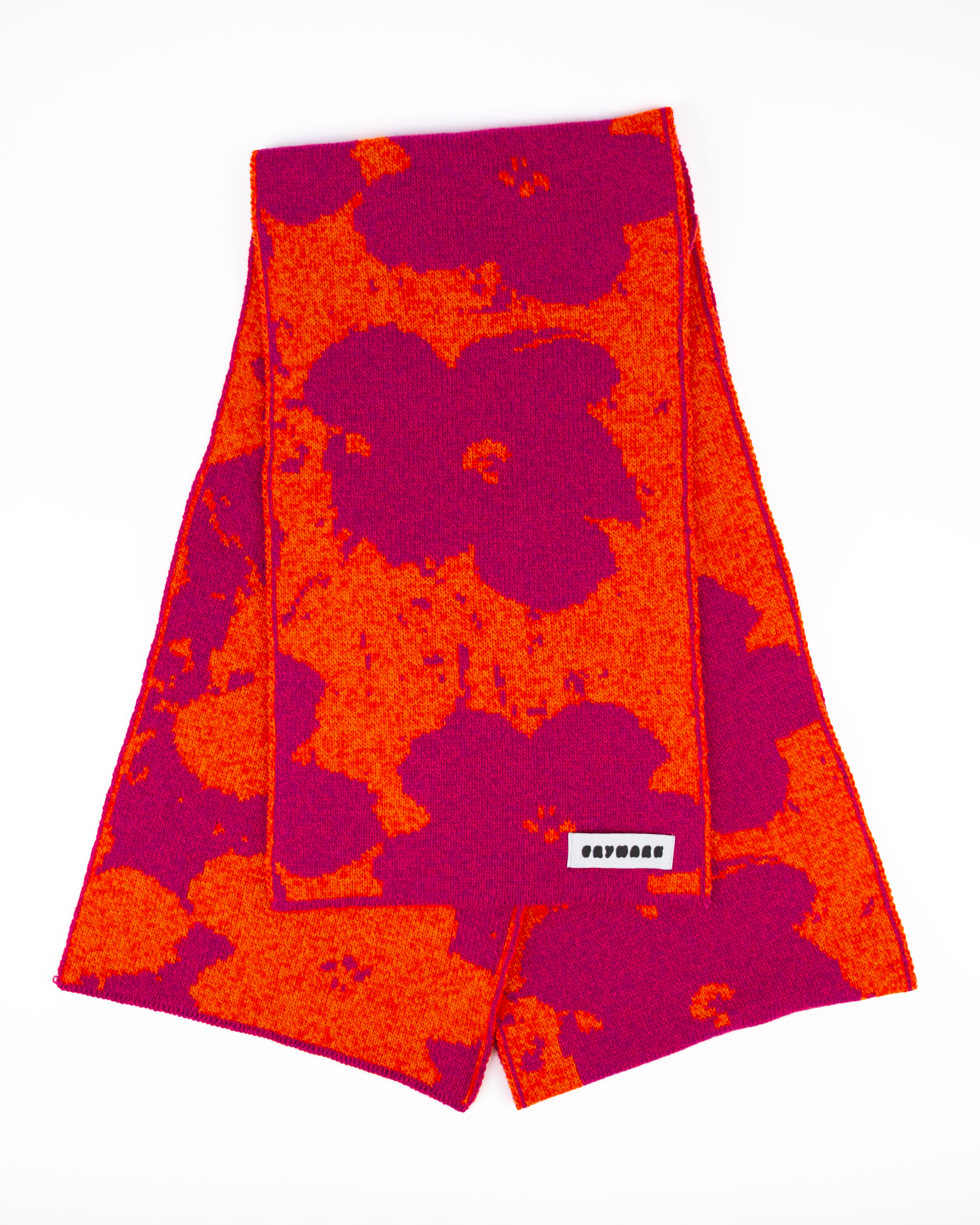 Lotonne – Jacquard-Schal aus kardierter Merinowolle