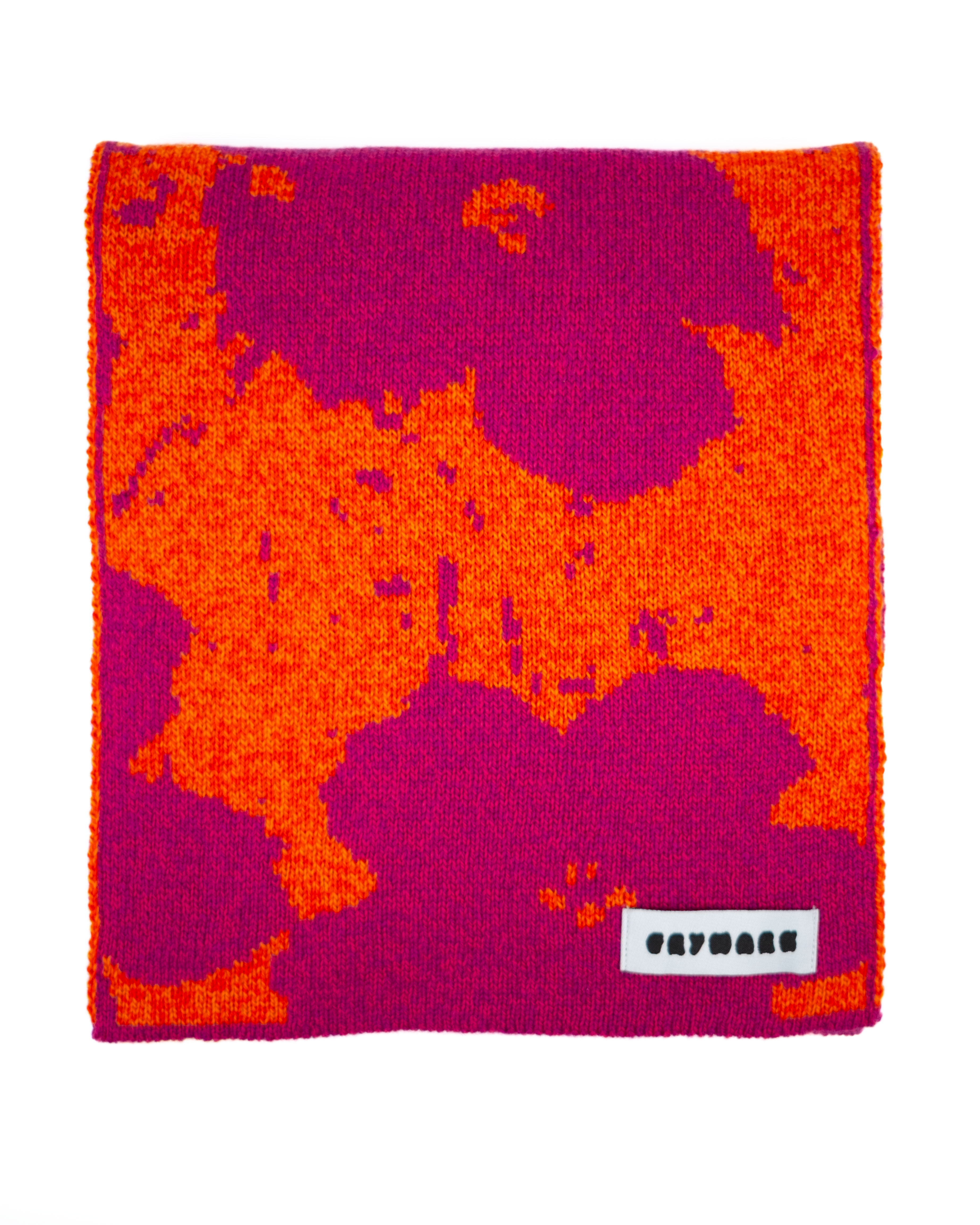 Lotonne – Jacquard-Schal aus kardierter Merinowolle