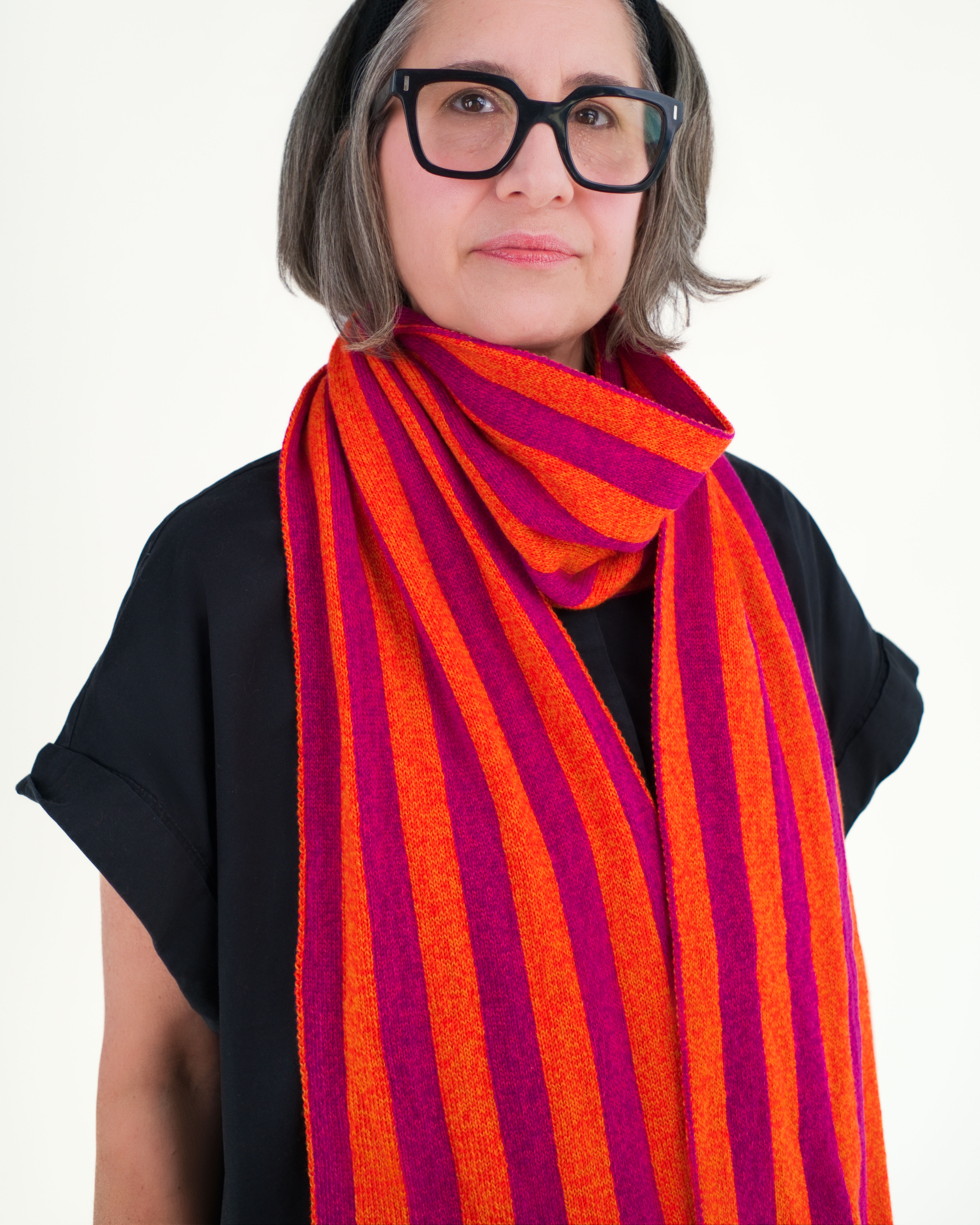 Monsieur – Jacquard-Schal aus kardierter Merinowolle