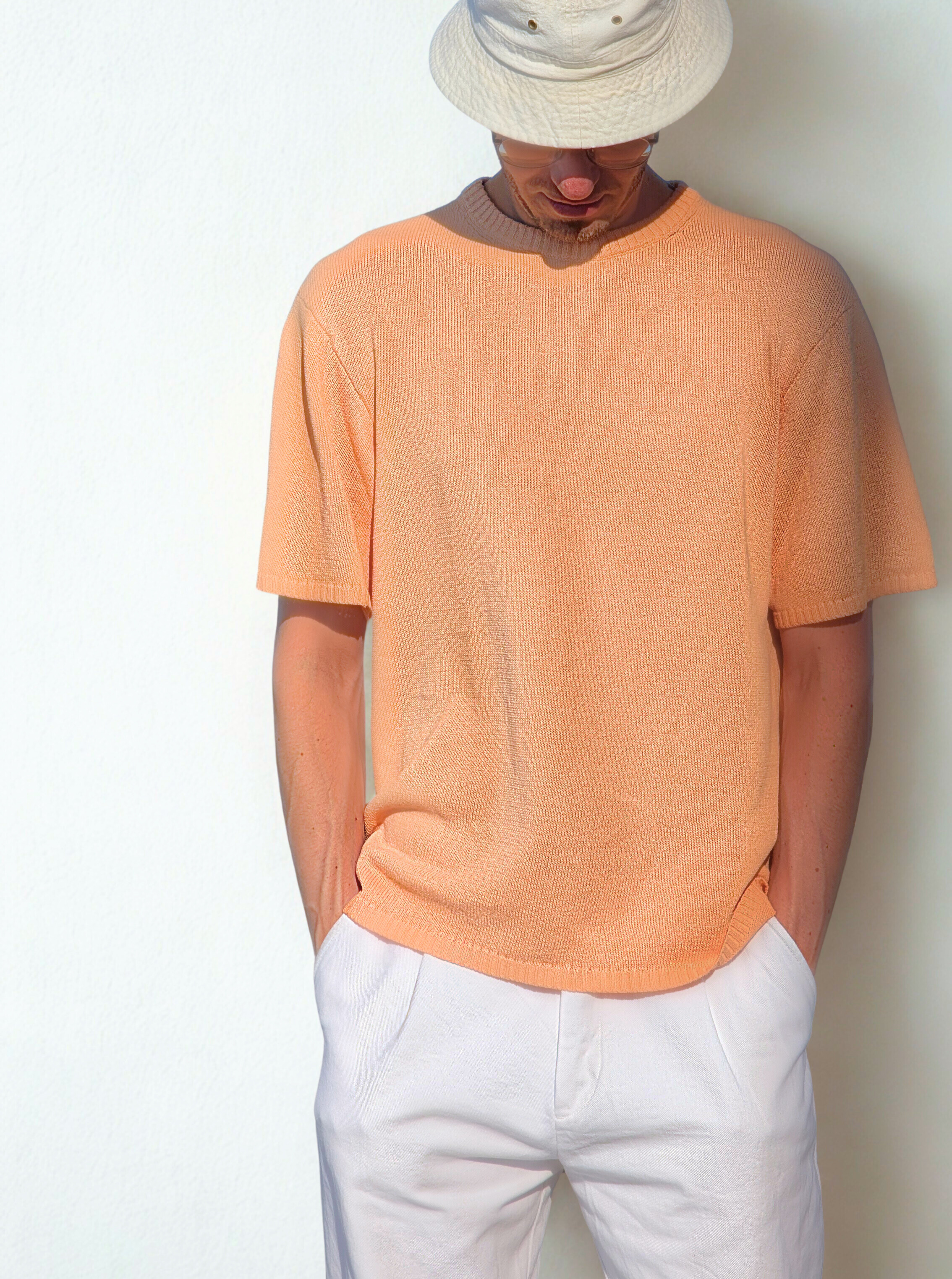 Oversized T-Shirt aus japanischem Papiergarn