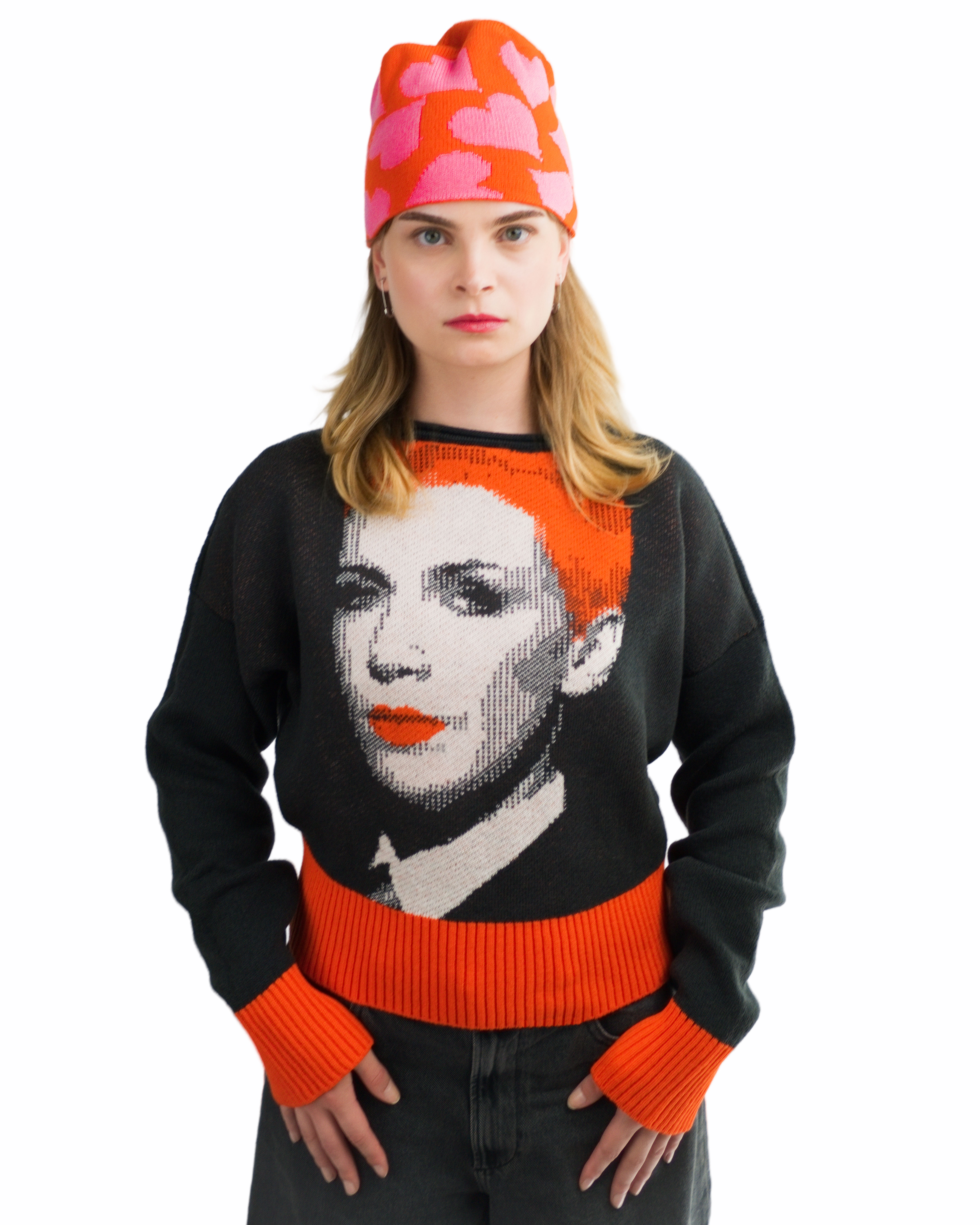 Diva Two – Jacquard-Pullover aus italienischer Merinowolle